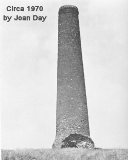 Troopers Hill chimney circ 1970 by Joan Day